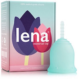 lena silicone menstral cup with box