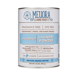 meliora laundry powder can