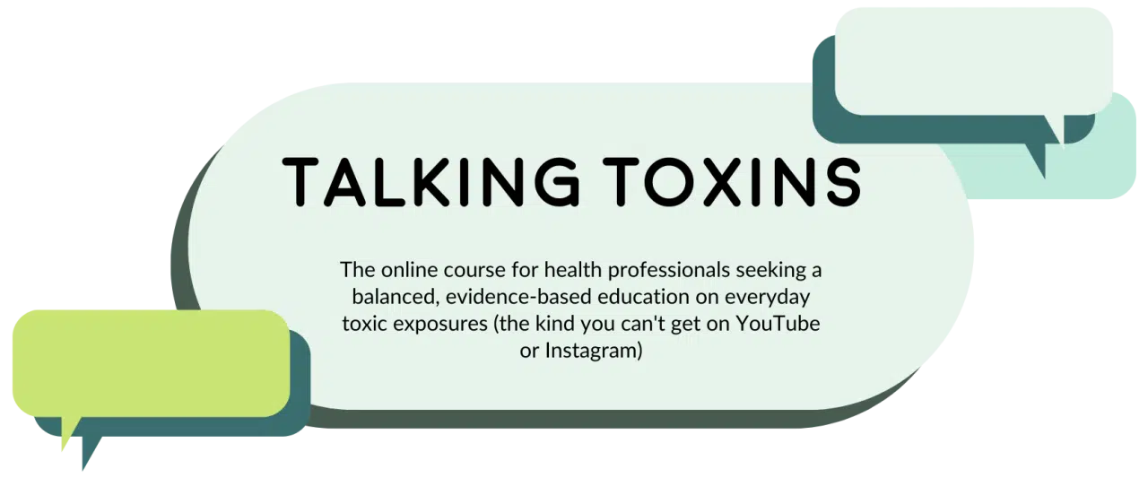 talking toxins online course banner