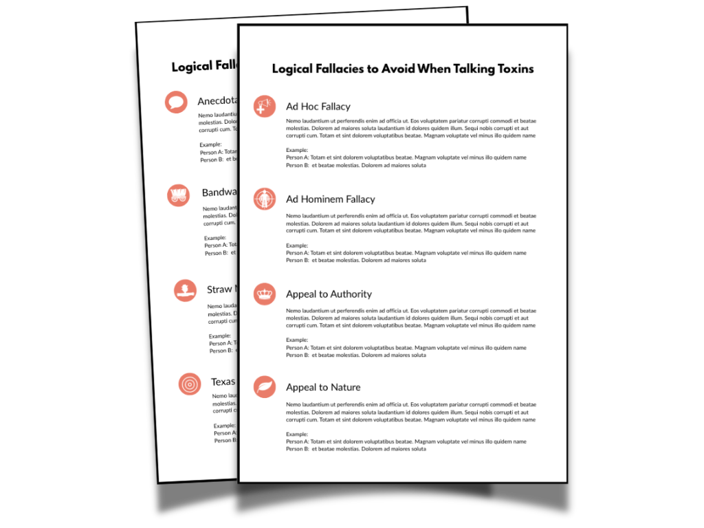 Logical Fallacies mockup