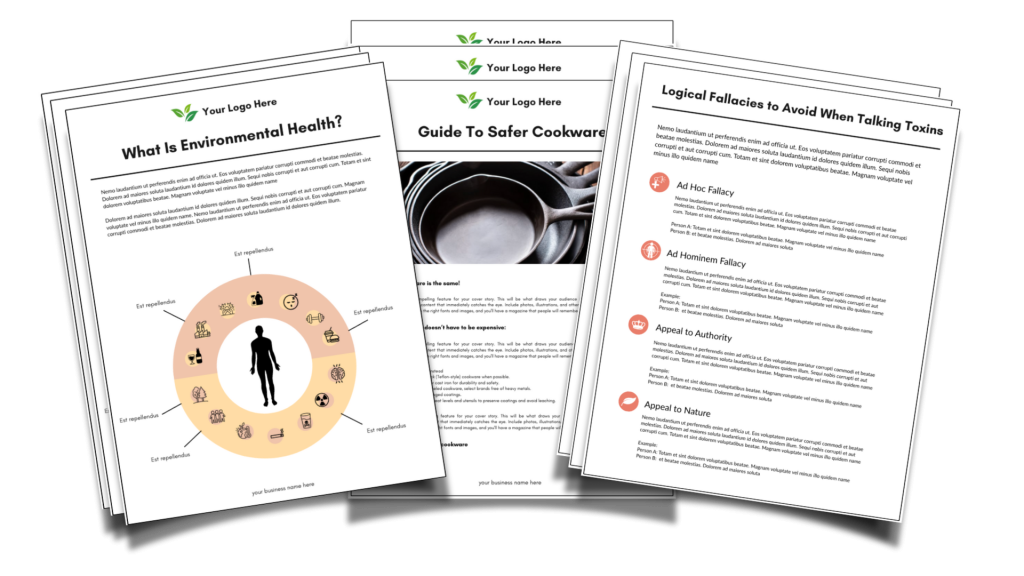 Talking Toxins Extended Handout Pack Mockup